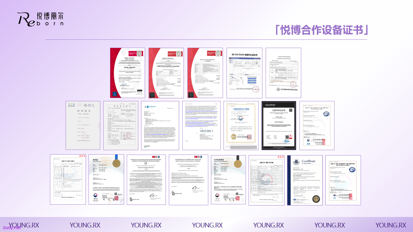 悦博丽尔合规证书